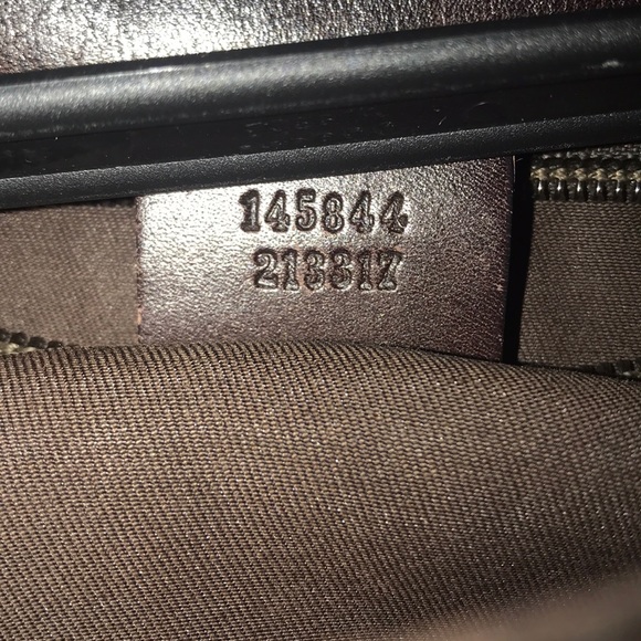 Sold!!!!! PreOwned DarkBrown GG Guccissima Leather - Picture 13 of 14